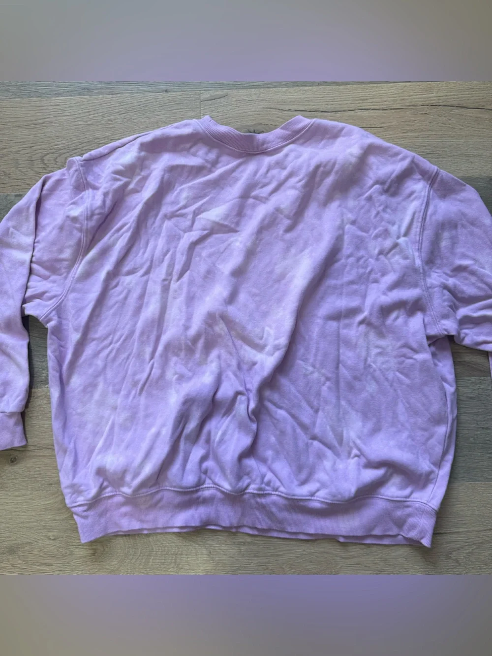 Wild Fable Pink Purple Tie Dye Crew Neck Sweatshirt - Picture 2 of 2